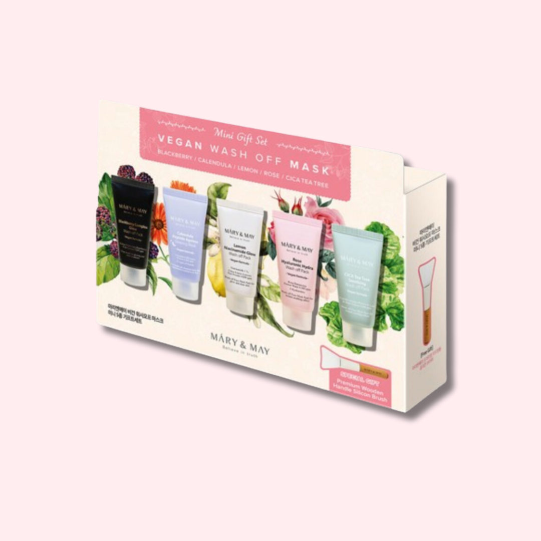 Mary & May - Vegan Wash Off Mask Mini Gift Set