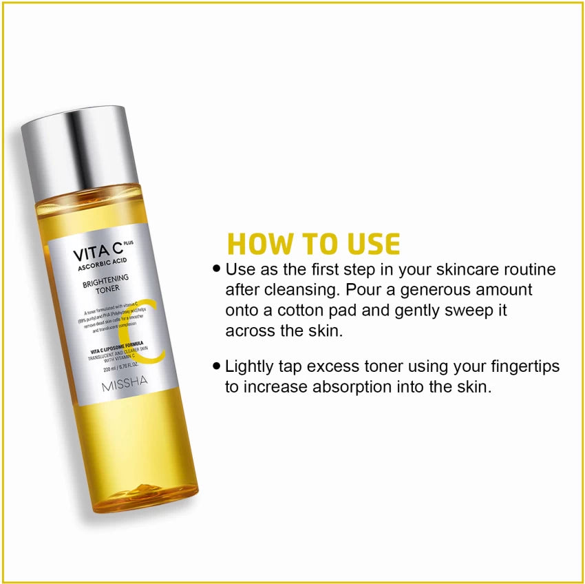 Missha Vita C Plus Brightening Toner | Skindustry