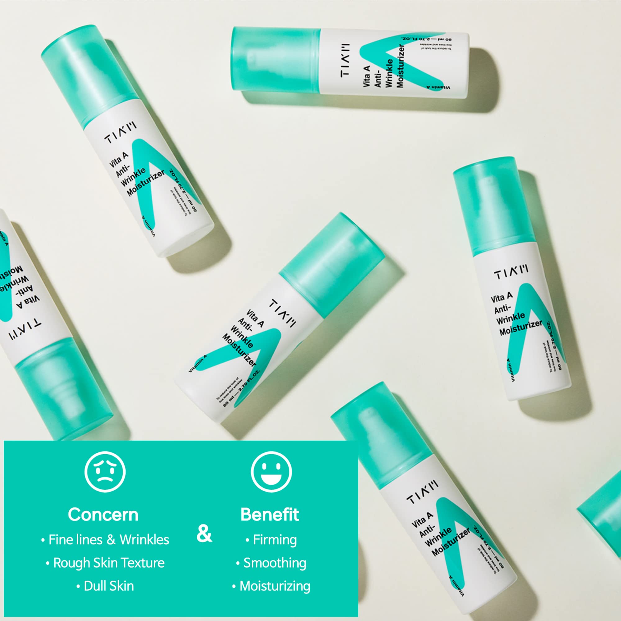 Tiam Vita A Anti-Wrinkle Moisturizer - 80ml