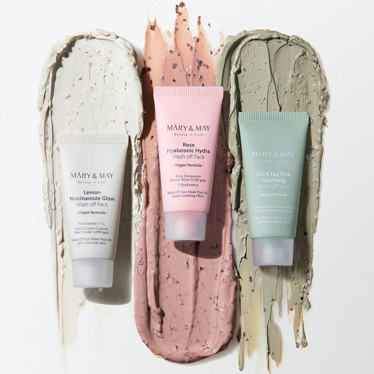 Mary & May - Vegan Wash Off Mask Mini Gift Set