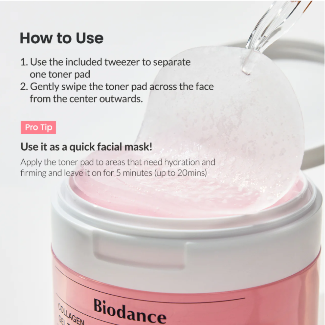 Biodance -Collagen Gel Toner Pads