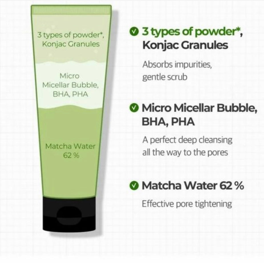 Some By Mi Super Matcha Pore Clean Cleansing Gel 100ml