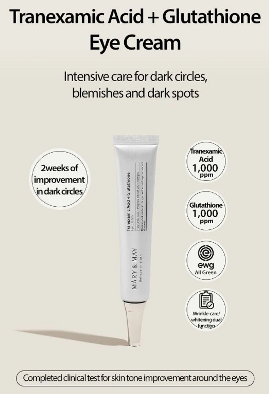 Mary&May - Tranexamic Acid + Glutathione Eye Cream Mini
