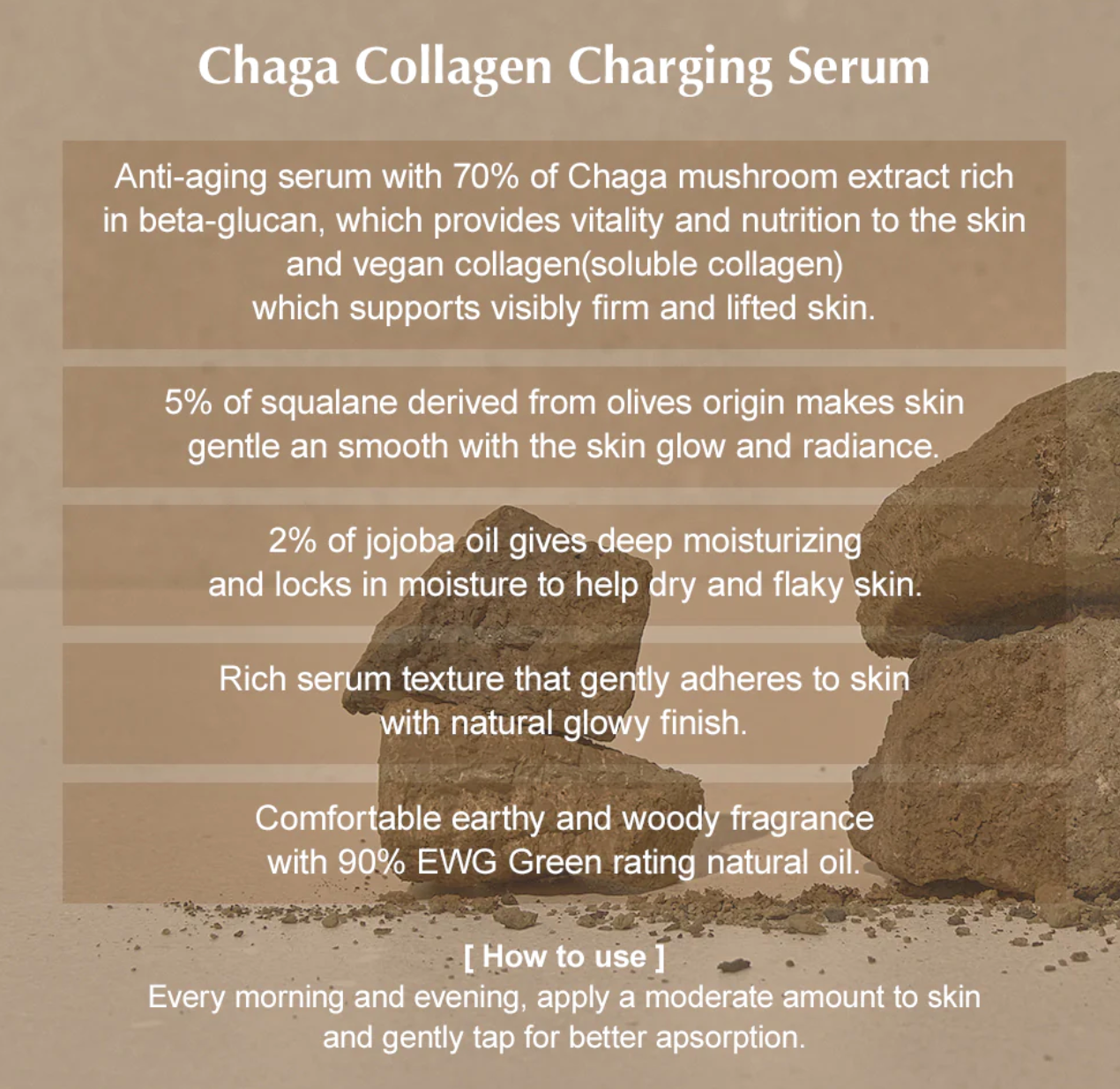 Kaine Chaga Collagen Charging Serum