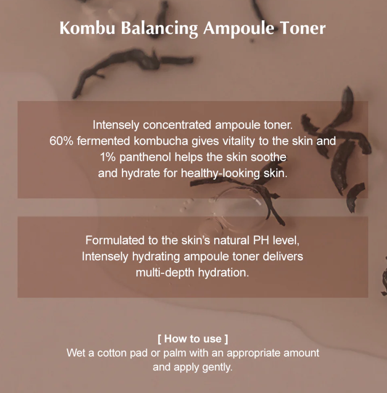 Kaine Kombu Balancing Ampoule Toner 150ml