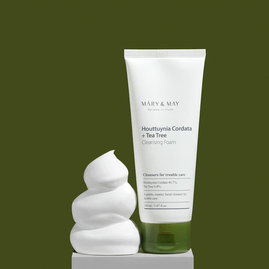 Mary & May Houttuynia Cordata + Tea Tree Cleansing Foam 150ml