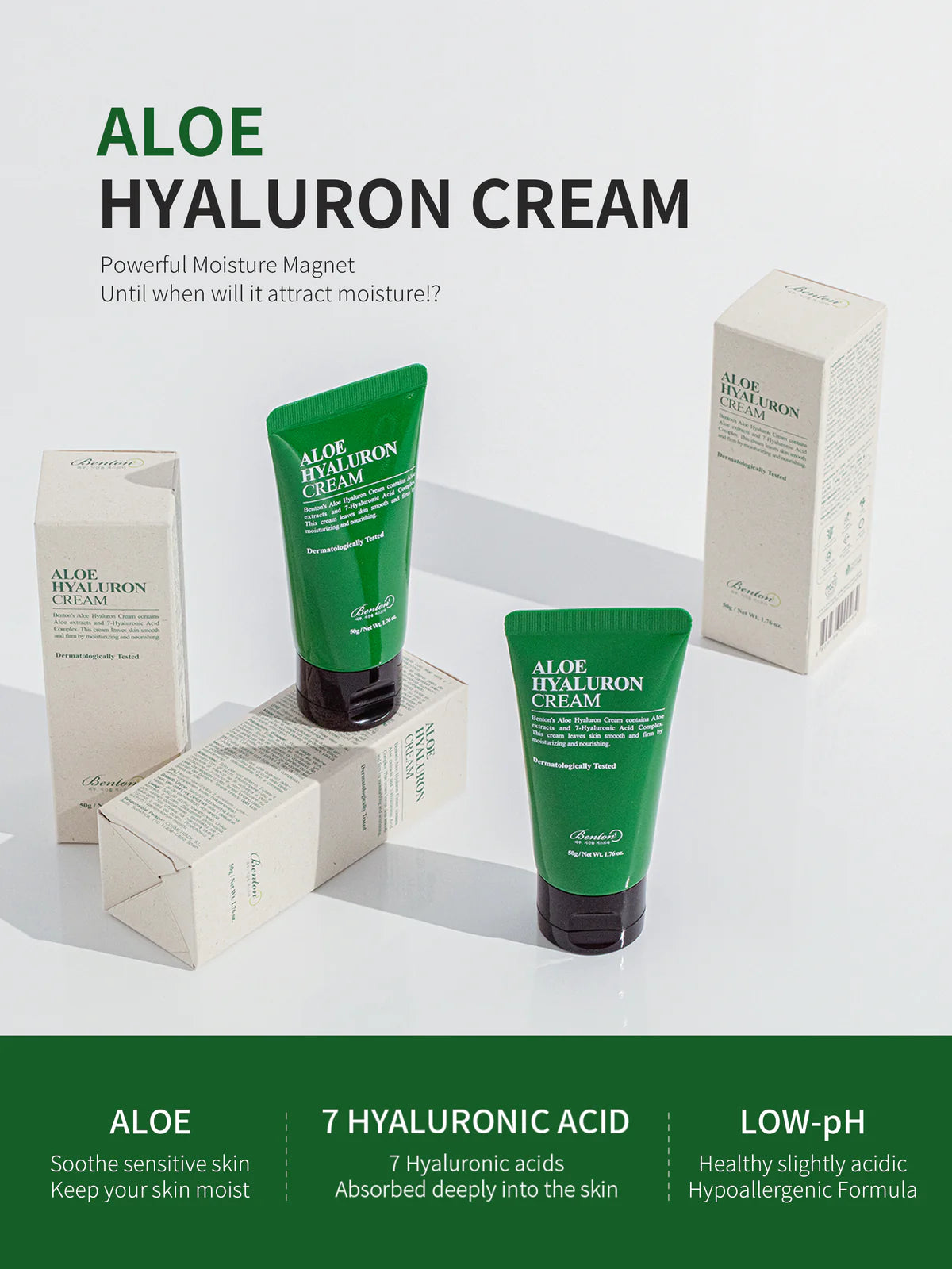 Benton Aloe Hyaluron Cream 50G